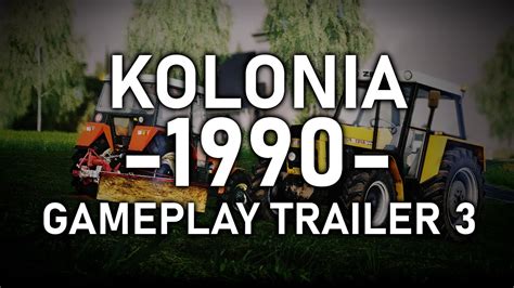 KOLONIA 1990 BETA Gameplay TRAILER 3 Farming Simulator 19 YouTube