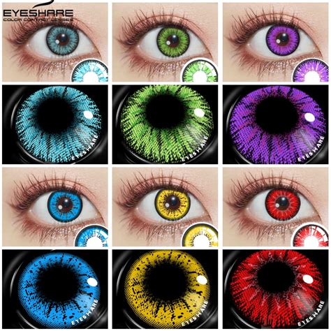 Eyeshare Cosplay Color Contacts Lenses 1pair Colored Lens Halloween