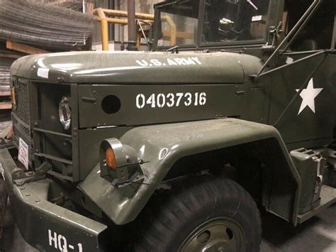 Low Miles 1971 Am General M35a2 25 Ton 6x6 Military Military