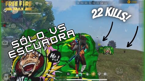 Kills A Puro Rushear S Lo Vs Escuadra Free Fire Max Youtube