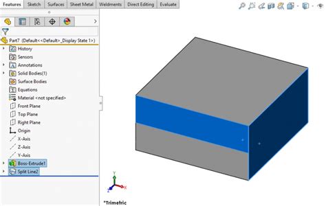 How To Use The Solidworks Split Line Tool