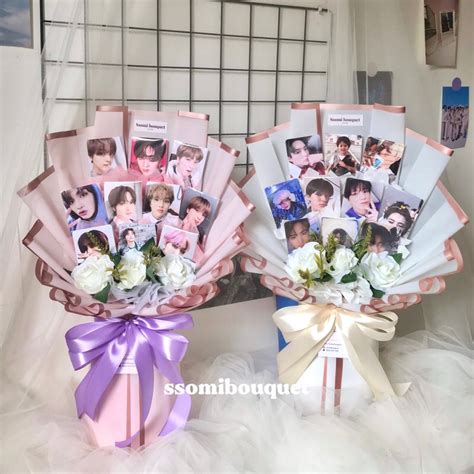 Jual Proses 2 3 Hari Buket Photocard Bouquet Pc Bebas Custom Bts Nct