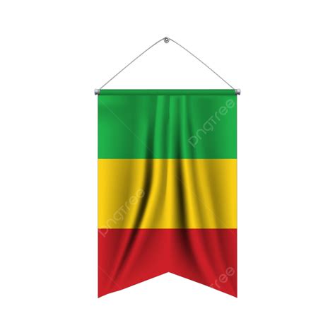 Flag Of Mali 3d Illustration With Transparent Vector Mali Mali Flag