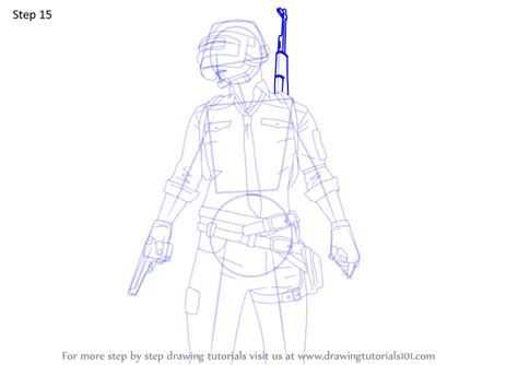 How to Draw PUBG Player (PUBG) Step by Step | DrawingTutorials101.com