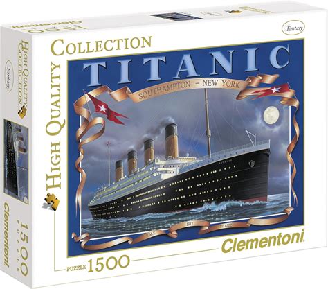 Clementoni 31960 Puzzle Collezione Alta qualità Titanic 1500 Pezzi