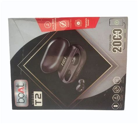 Boat T2 Earbuds Black Mobile At Rs 850box In New Delhi Id 2852257793312