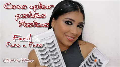 Como Aplicar PestaÑas Postizas Facil Paso A Paso Angeli Coy Makeup Youtube