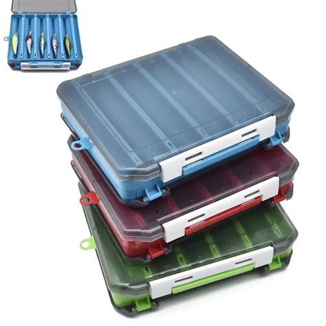 Fishing Tackle Organizer Box 10 Compartments Lure Hook Bait Storage