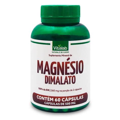 Comprar Magn Sio Dimalato Mg C Psulas Vitalab Drogaria