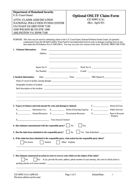 Coast Guard Application Fill Out Sign Online Dochub