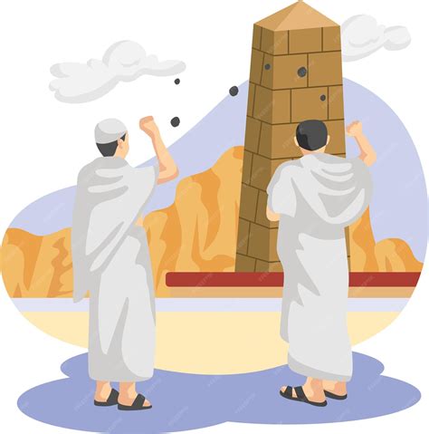 Premium Vector | Umrah and Hajj Pilgrimage Illustration