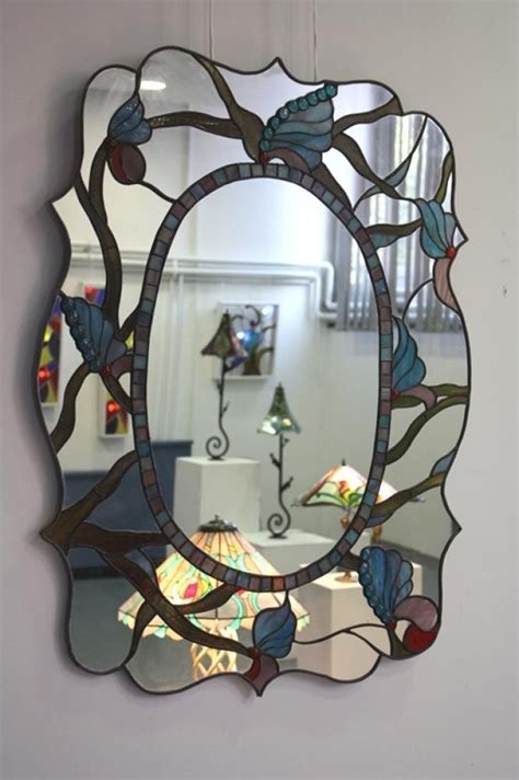 Curso Manualidades En Bilbao Stained Glass Art Stained Glass Mirror