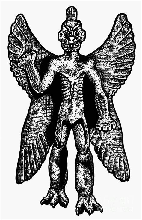 Mesopotamian Demon Photograph By Granger