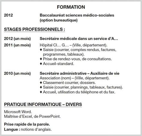 Exemple De Cv Niveau De Langue Laboite Cv Fr