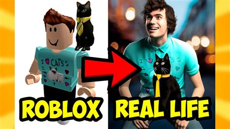 Famous Youtubers Roblox Avatars In Real Life Youtube