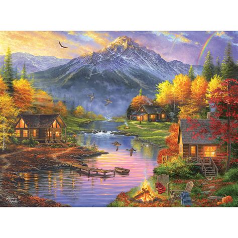 Mountain Retreat 1000 Piece Jigsaw Puzzle At Bits And Pieces