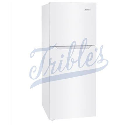 Ffet1022uw Frigidaire 24 10 Cu Ft Top Freezer Apartment Size Refrigerator White Tribles