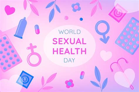 Premium Vector World Sexual Health Day Concept Background