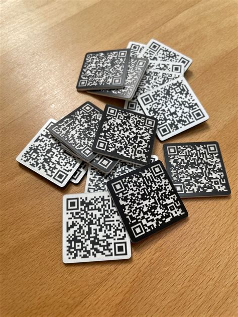 Mm Square Custom Laser Engraved Qr Code Custom Discs Etsy Uk