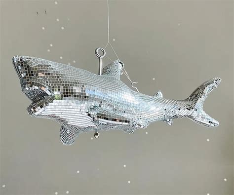 A Disco Ball Shaped Like A Shark