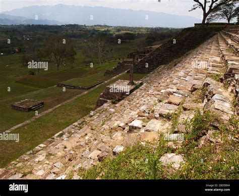 Ruins Of The Archaeological Site Of Tonina A Mayan Palace Complex In