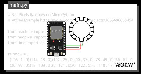 Esp32 Micropython Neopixels Wokwi Esp32 Stm32 Arduino Simulator