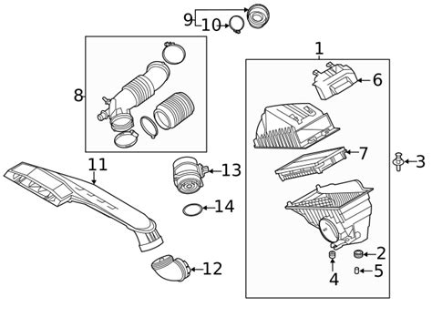 2020 2023 Hyundai Sonata Intake Tube 28130 L1400 OEM Parts Online