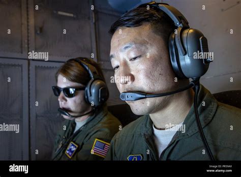 U S Air Force Tech Sgt Melissa C King Back A KC 10 Extender Boom