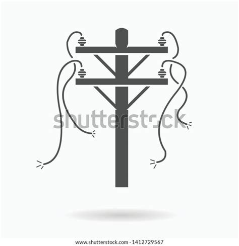 Power Cut Icon Illustration Vector Stock Vector Royalty Free 1412729567