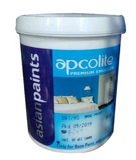 1litre Asian Paints Apcolite Premium Emulsion Paint At ₹ 390bucket