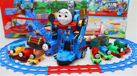 Merakit Mainan Kereta Api Thomas And Friends Tayo Si Bus Kecil