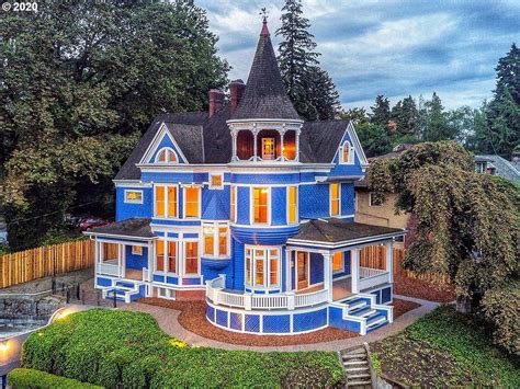 1892 Portland Or Poulsen House With 8 Bedrooms Turret And Stunning