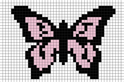 Butterfly Pixel Art Imagenes Cuadriculadas Patr N De Punto De Cruz