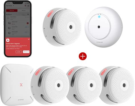 X Sense Smart Water Leak Detector SWS51 1 Pack Smart Smoke Detector