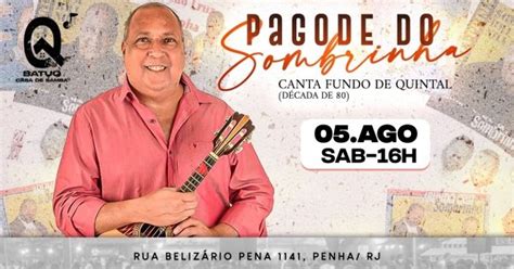 Pagode Do Sombrinha Na Batuq Em Rio De Janeiro Sympla