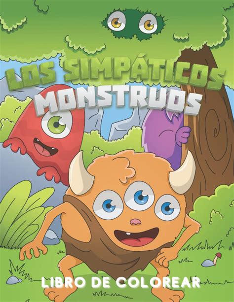 Buy Los Simpáticos Monstruos Libro de Colorear 50 páginas únicas para