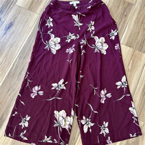 Trendy Lauren Conrad Wide Leg Crop Dress Pants Depop