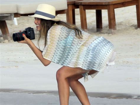 JESSICA ALBA In Bikini At A Beach In St Barts HawtCelebs