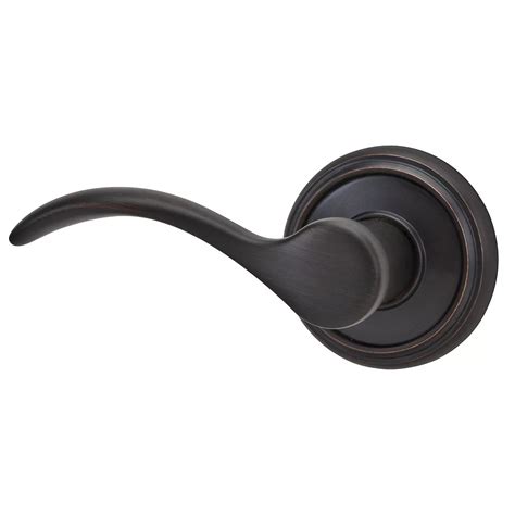 Weiser Trapani Venetian Bronze Passage Lever The Home Depot Canada