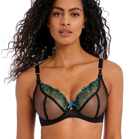 Soutien Gorge Plongeant Noir SHOW OFF 3 Suisses