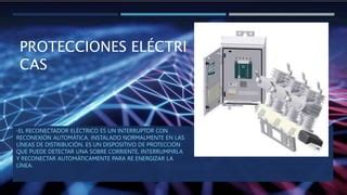 protecciones del transformador eléctrico pptx