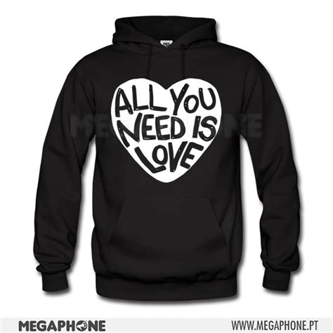 All You Need Is Love Megaphone Loja Online De T Shirts Personalizadas