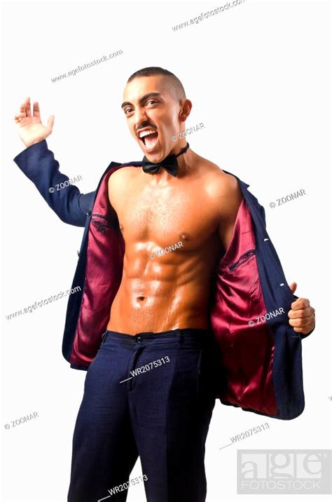 Naked Dancer Isolated On The White Stock Photo Picture And Royalty Free Image Pic WR