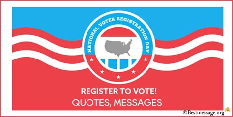 National Voter Registration Day Messages And Quotes Sample Messages