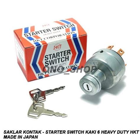 Jual Saklar Kontak Starter Switch Kaki 6 Heavy Duty Hkt Made In