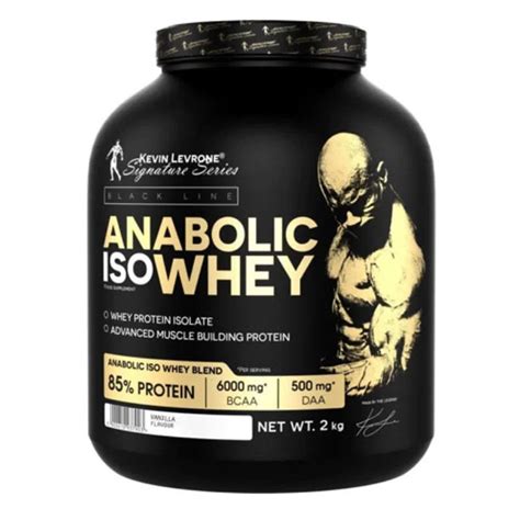 Kevin Levrone Anabolic Iso Whey Protein 2kg Pure Isolate For Maximum Muscle Gains And Recovery