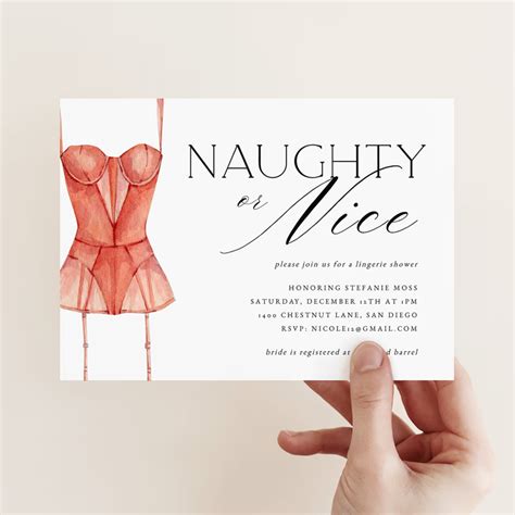 The 15 Best Lingerie Party Invitations For Your Shower