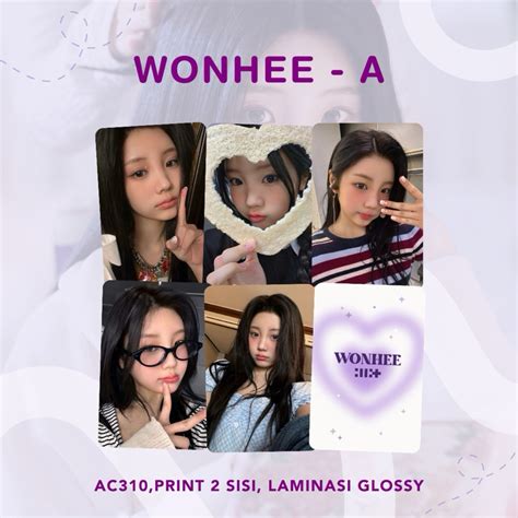 Illit Selca Magnetic Unofficial Photocard Set Wonhee Yunah Minju Iroha