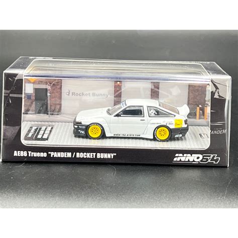 Inno Toyota Corolla Trueno Ae Pandem Rocket Bunny White