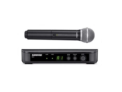 Shure Blx24 Pg58 Sistema Microfono Mano Inalambrico OMEGASHOPPERU